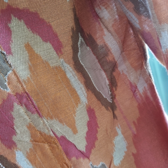 Ruby Rd. Rayon/Poly/Linen Blend Jacket in a Crinkled Lightweight Jean Jkt Style. - Picture 4 of 16